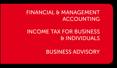 financial & management  accounting income tax for business  & individuals business advisory  
